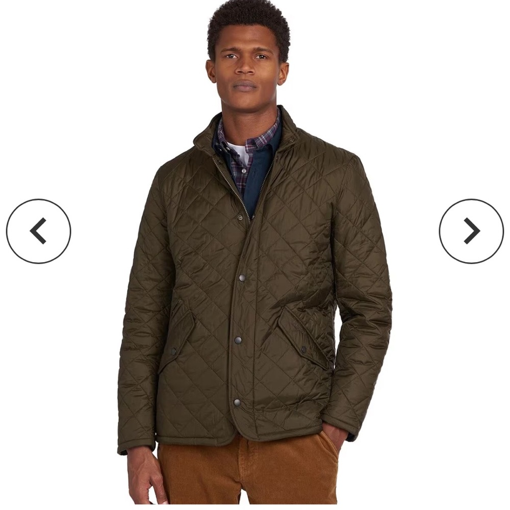 Men's Barbour Shoveler Quilted Jacket - Large, NWT never worn